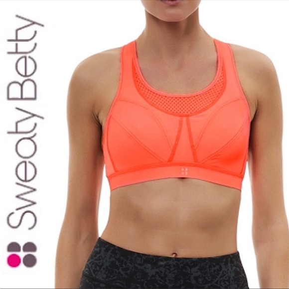 Sweaty Betty Other - Sweaty Betty Orange Ultra Running Bra Size 36B
